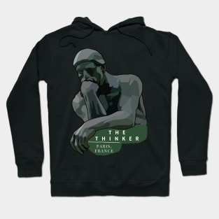 "The Thinker" Statue Paris, France Hoodie